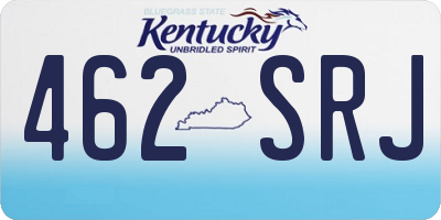 KY license plate 462SRJ