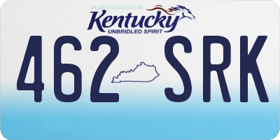 KY license plate 462SRK