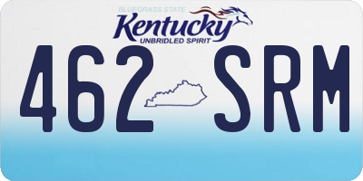 KY license plate 462SRM