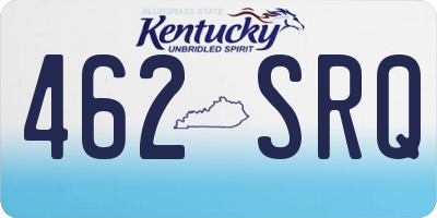 KY license plate 462SRQ