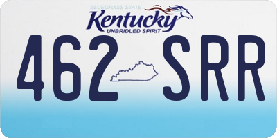 KY license plate 462SRR