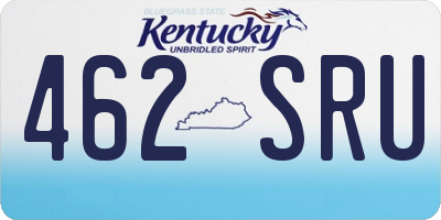 KY license plate 462SRU