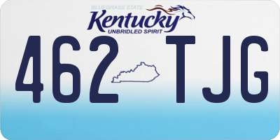 KY license plate 462TJG