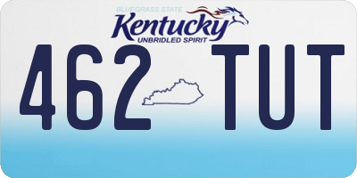 KY license plate 462TUT