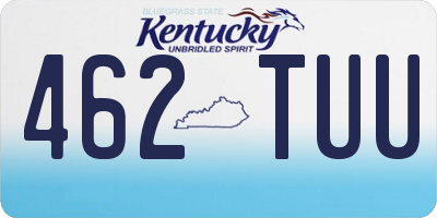KY license plate 462TUU