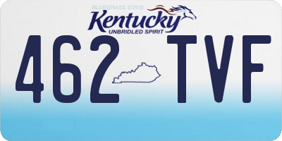 KY license plate 462TVF