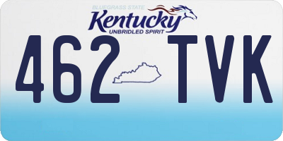 KY license plate 462TVK
