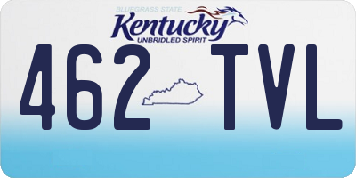 KY license plate 462TVL
