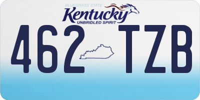 KY license plate 462TZB