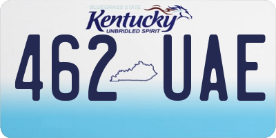 KY license plate 462UAE