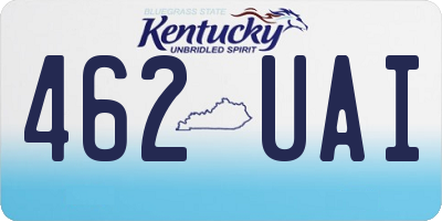 KY license plate 462UAI