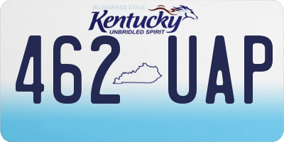 KY license plate 462UAP