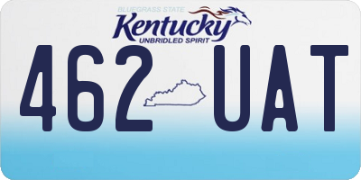 KY license plate 462UAT
