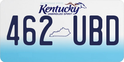 KY license plate 462UBD