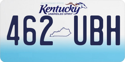 KY license plate 462UBH