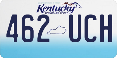 KY license plate 462UCH