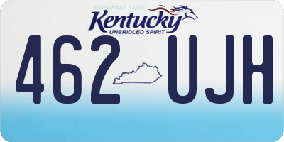 KY license plate 462UJH