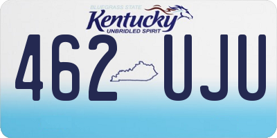 KY license plate 462UJU