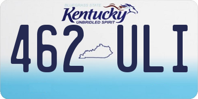 KY license plate 462ULI