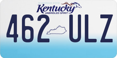 KY license plate 462ULZ