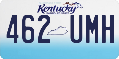 KY license plate 462UMH