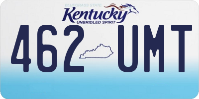 KY license plate 462UMT