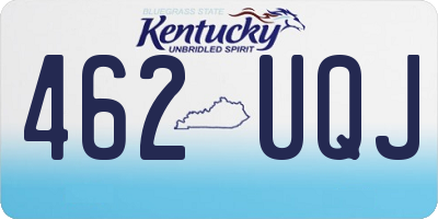 KY license plate 462UQJ