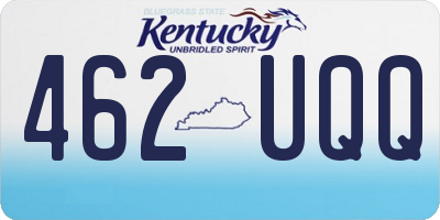 KY license plate 462UQQ