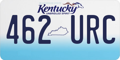 KY license plate 462URC