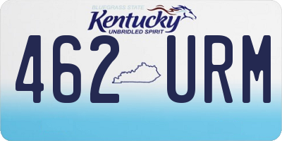 KY license plate 462URM