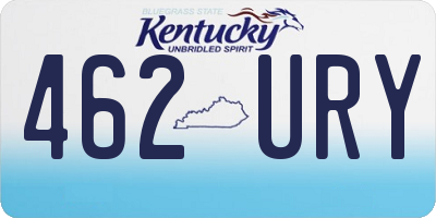 KY license plate 462URY