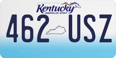 KY license plate 462USZ
