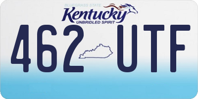KY license plate 462UTF