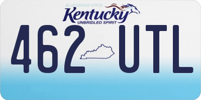 KY license plate 462UTL