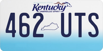 KY license plate 462UTS