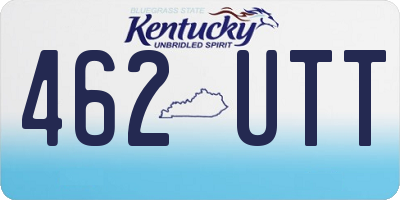 KY license plate 462UTT