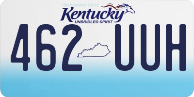 KY license plate 462UUH