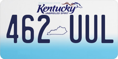 KY license plate 462UUL