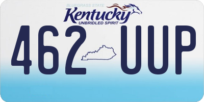 KY license plate 462UUP