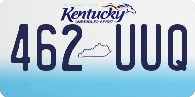 KY license plate 462UUQ