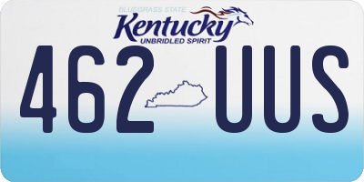 KY license plate 462UUS