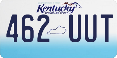 KY license plate 462UUT