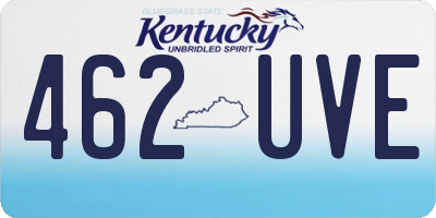 KY license plate 462UVE