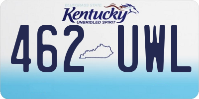 KY license plate 462UWL