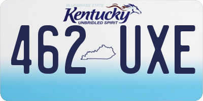 KY license plate 462UXE