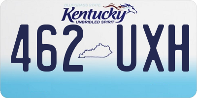 KY license plate 462UXH