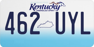 KY license plate 462UYL