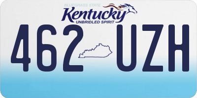 KY license plate 462UZH