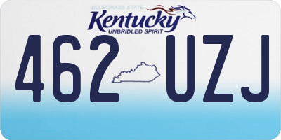 KY license plate 462UZJ