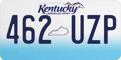 KY license plate 462UZP